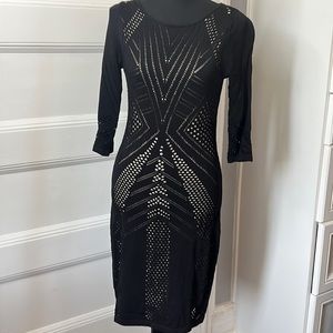 CALVIN KLEIN BLACK WOMENS COCKTAIL DRESS SIZE‎ S NEW WITHOUT TAGS